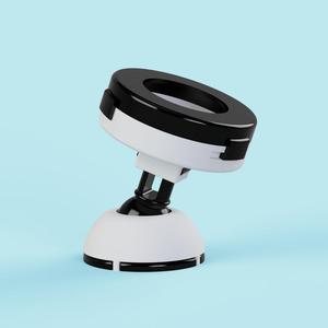 Adjustable support for a circular LED lamp