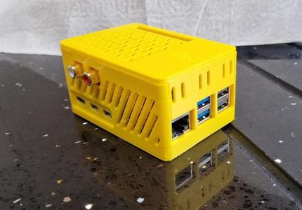 Raspberry Pi5 PCIE NVMe Case for 52Pi NVDAC HAT
