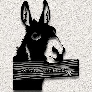 donkey wall art barn yard wall decor farmhouse decoration