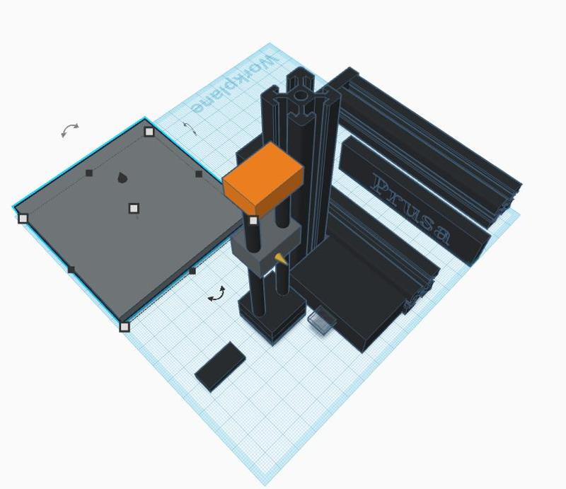 Model of a prusa mini