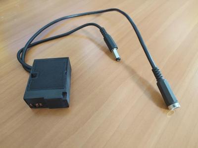 Panasonic Lumix BLC12E Battery Dummy and RF Box 