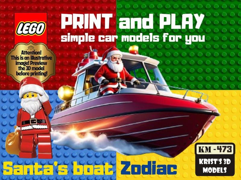 LEGO Santa's boat