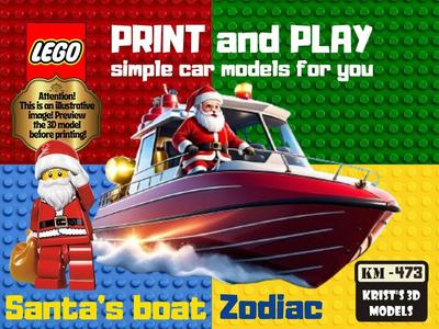 LEGO Santa's boat
