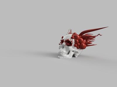 Corrupted skull