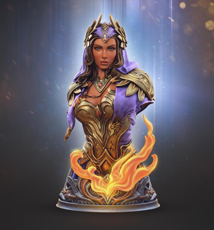 Enchantress bust (Pre-Supported)