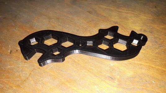 Adaptable Hex Bolt Wrench
