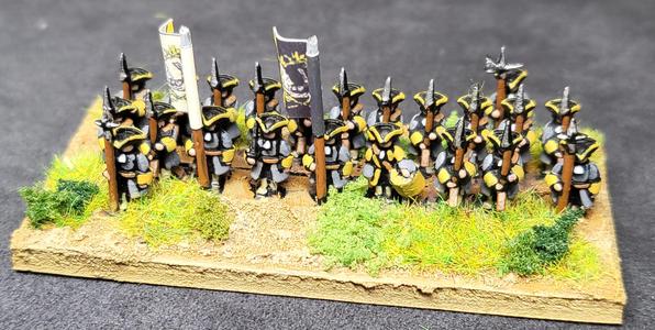 6mm XVIII INFANTRY TRICORN  present arms 