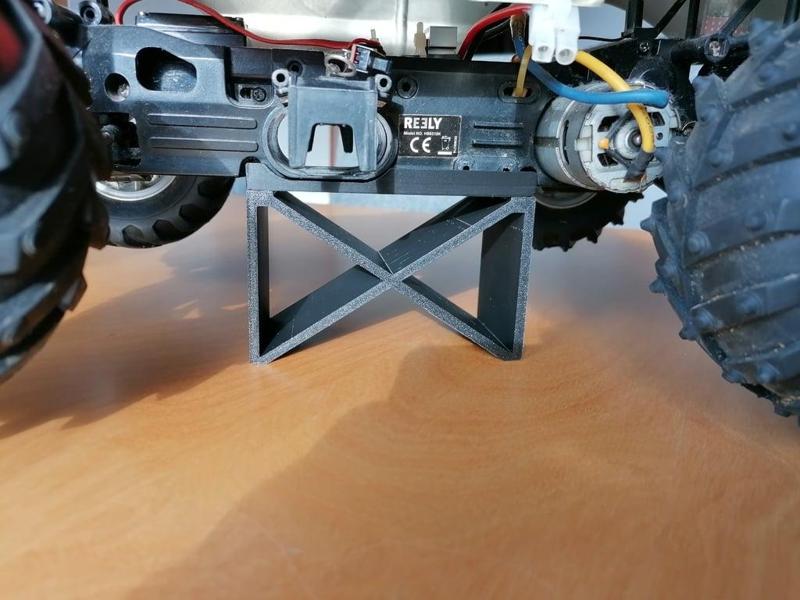 RC car stand for Reely Cross Tiger Offroad Car