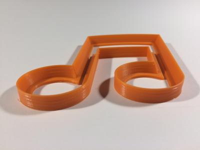 Music cookie cutter