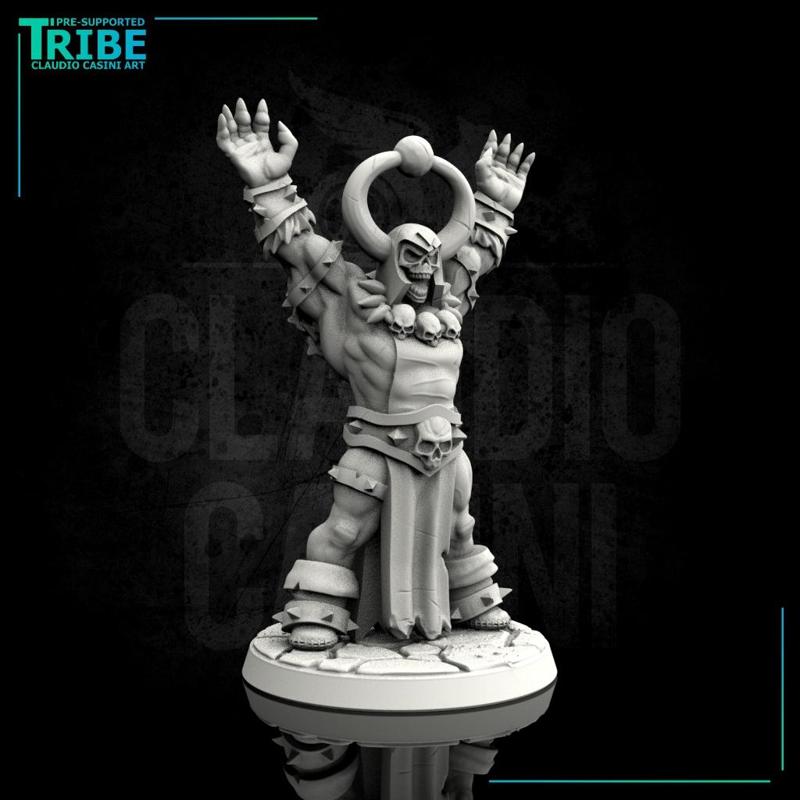 (0102) Male undead lich evil sorceror evocator