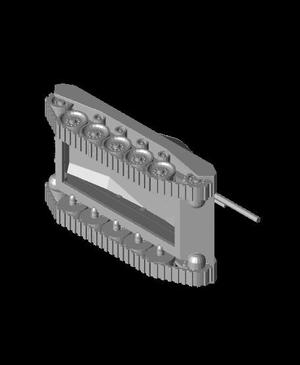 1/48 Scale M24 Chaffee Tank.stl
