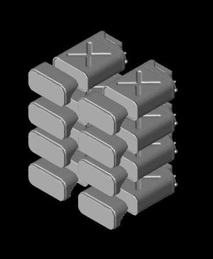1/48 Scale Jerry Cans WW2 USA.stl
