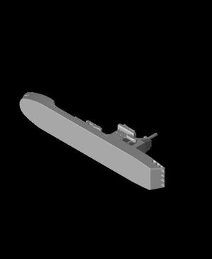 1/1250 Scale German Elbe Type 404 class replenishment shi.stl