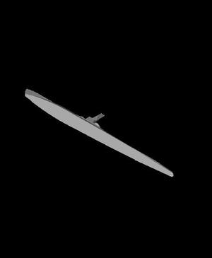 1/350 Scale SS 182 USS Salmon-class Waterline.stl