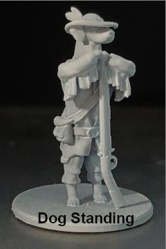 1/56th scale (28mm) Mutant Dog Scout