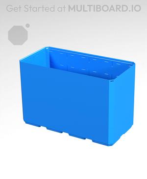 4x2x2.5 - Simple Walls - Universal Click-In Multibin Shell Extension