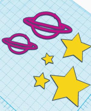 Glow in the dark shapes for ceiling