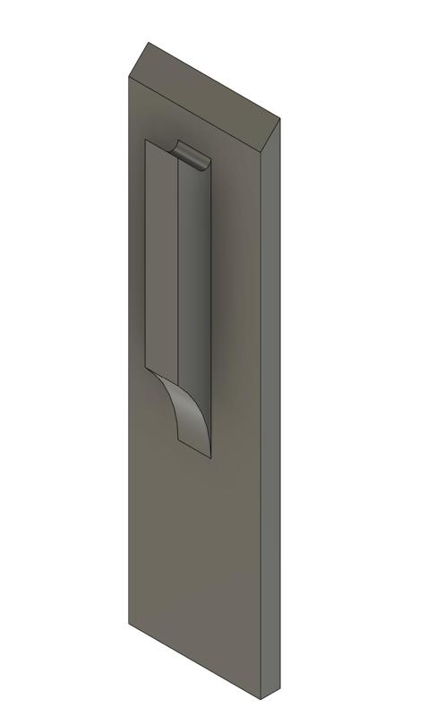 Command Strip Picture hook (parametric)