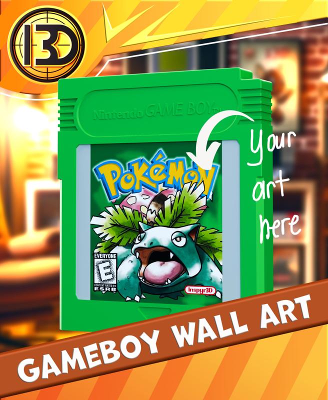Gamboy Cartridge Wall Art