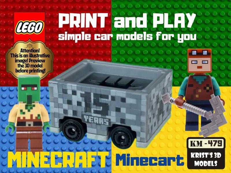 LEGO Minecraft Cart