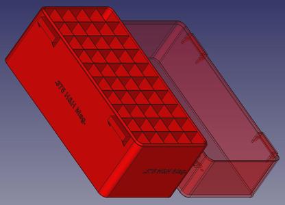 .375 H&H Magnum, Double Spring Latch, PIP Hinge Modular Ammo Box