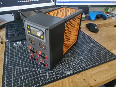 Alternative face plate for Upcycled ATX Lab Bench Power Supply