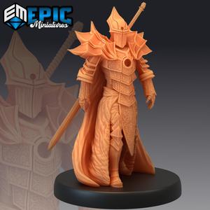 Dark Knight Walking / Long Sword Warrior / Full Armor