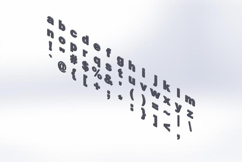 Box lowercase letter 120x10