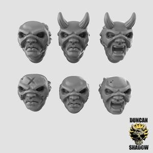 Cultist heads (pre supported)