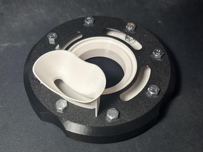 Helper funnel for both small and XL Open Ball bases