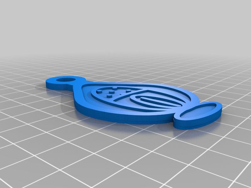 Alastor Staff Hazbin Hotel Keychain