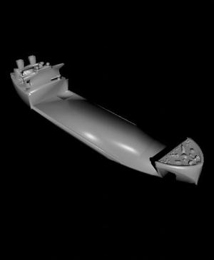 1/700 Scale USNS Montford Point T-ESD-1.stl