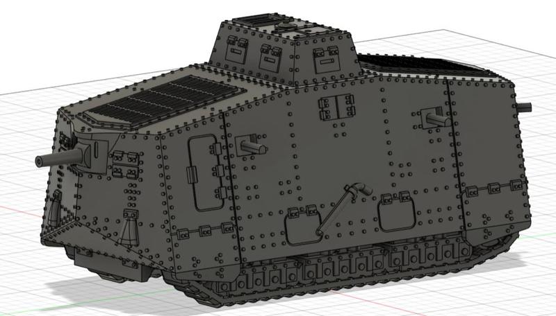A7V- WW1 German Tank