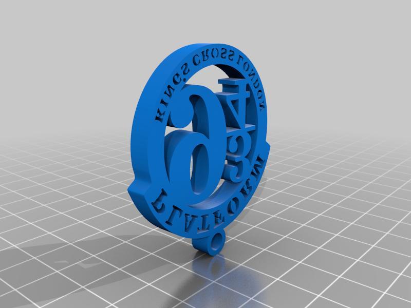 ornament platform 9 3/4 harry potter