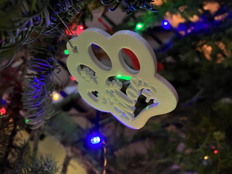 Paw Print Christmas Ornament