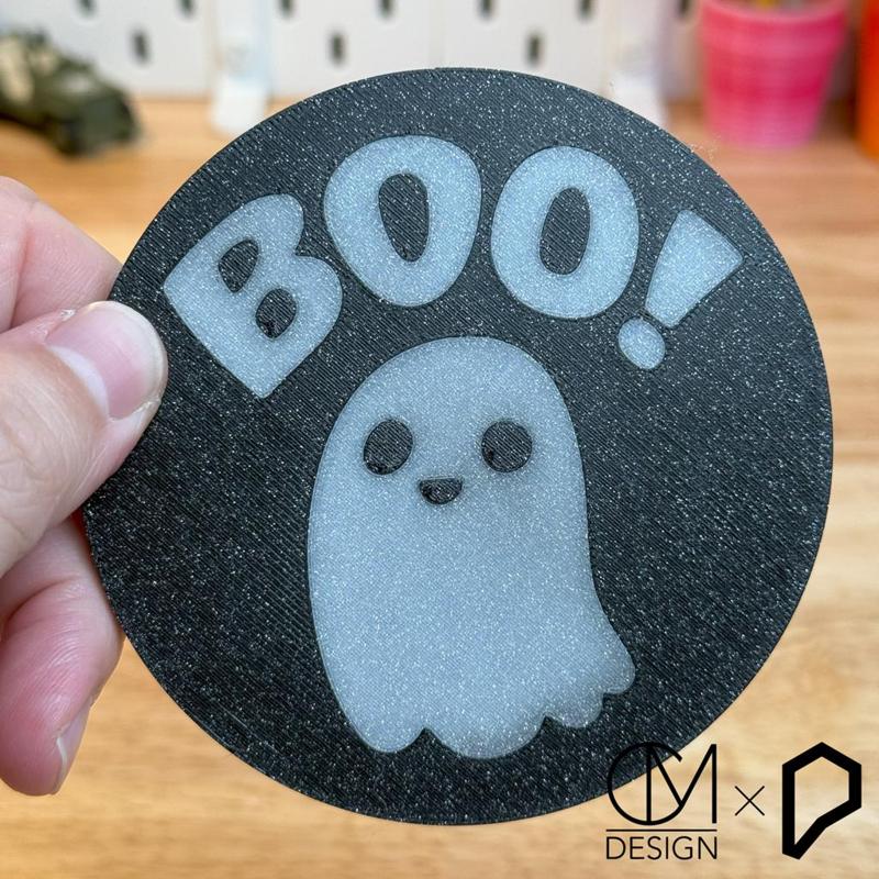 Ghost-er Thermochromic Coaster