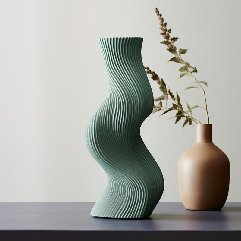 Villano Vase – Curved Sophistication for Modern Décor