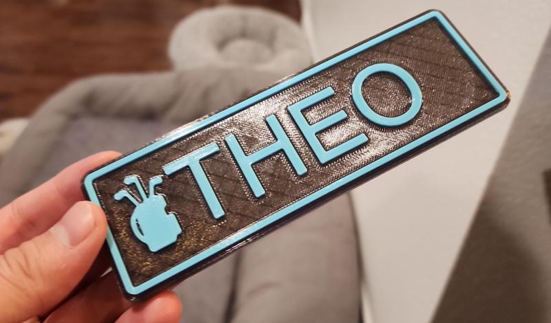 Ride On / Power Wheels Licence Plate