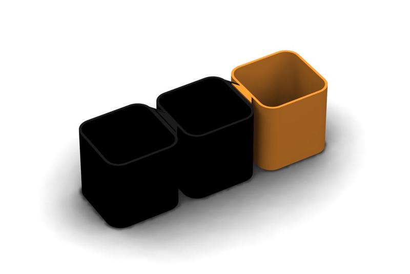  3x 60x60x60 cutting system