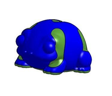 Single Extruder - Dual Color frog