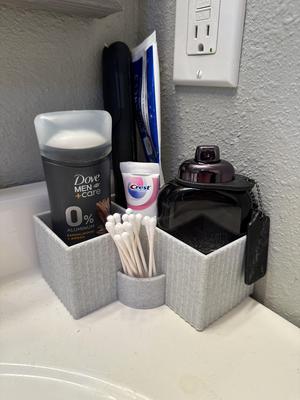 Aesthetic Bathroom Organizer (Ribbed)