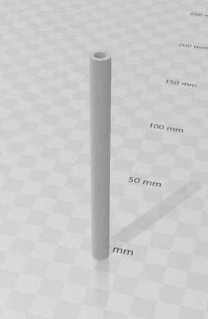 10cm Tube for 608RS bearings