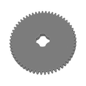Gear Wheel PLN TTH57 BU00.50 SFT-SHD - SPN-GWH-0206