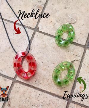 Geometric - Earring and Pendant