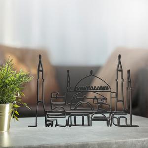 Mosque Line Art, Modern, Minimalist