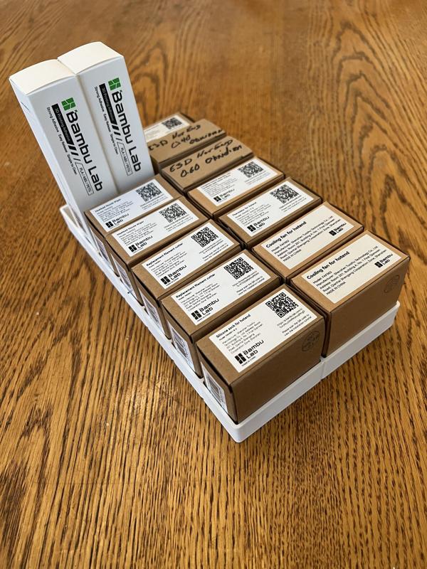 Bambu Spare Parts Boxes Organizer