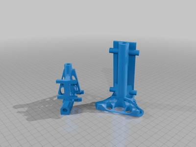 3D gyro mast and motor crutches