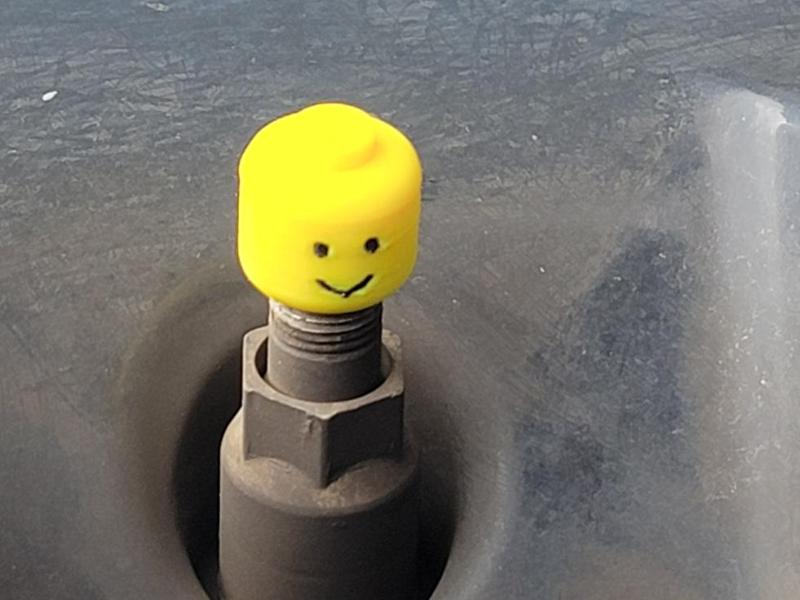 LegoHead Valve Cap for Cars! - Schrader