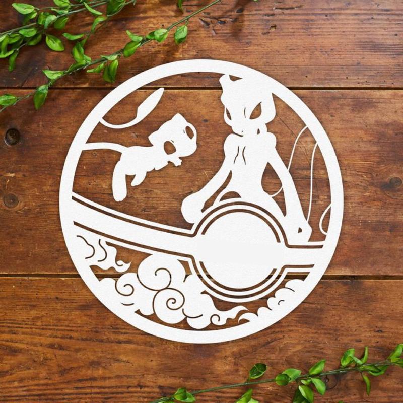 mew and mewtwo  Pokemon Wall Art Prints