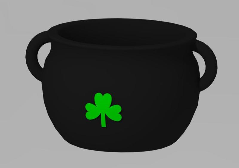Shamrock Flower Pot